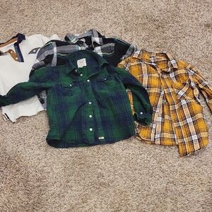 Flannel Shirts Boys Size 7